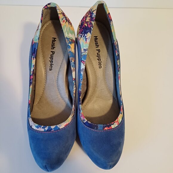 Gorgeous Women's Hush Puppies Suede Mary Jane High Heel Shoes Size 7 Medium (38) - Picture 8 of 9